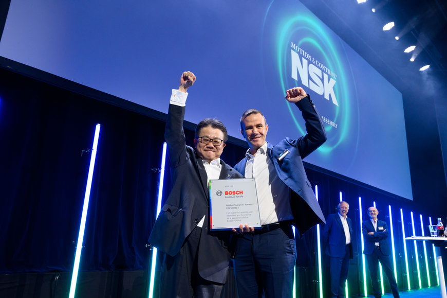 NSK riceve il Bosch Global Supplier Award 